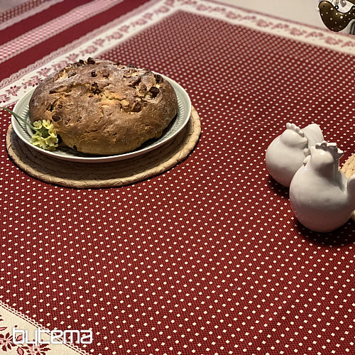 Tovaglia e scialle arazzo SELSKÁ JIZBA rosso