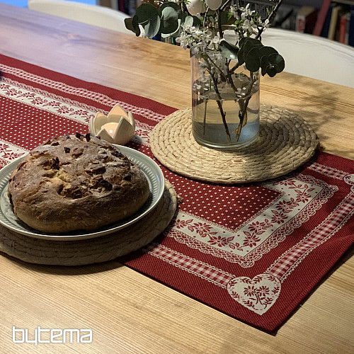 Tovaglia e scialle arazzo SELSKÁ JIZBA rosso