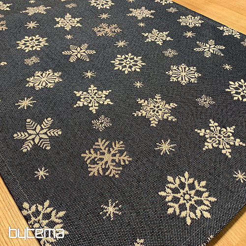 Tovaglia gobelin, sciarpa Fiocco blu