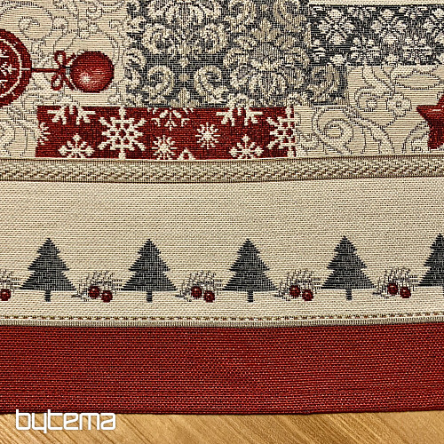 Tovaglia arazzo, sciarpa MERRY CHRISTMAS