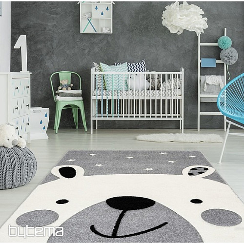 Tappeto per bambini AMIGO 323 Orso grigio