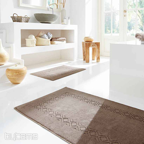 Tappetino da bagno in spugna DENVER marrone chiaro
