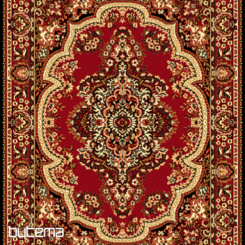 Tappeto in pezzo SOLID rosso