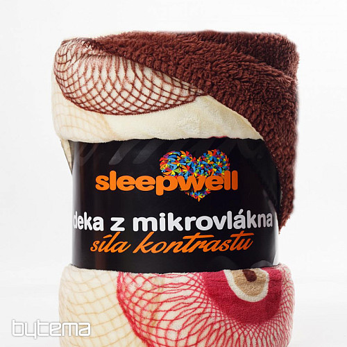 Coperta di pecora - bolla color crema