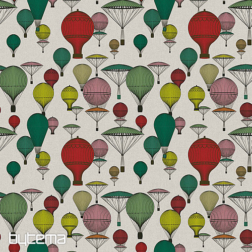 Tessuto decorativo BALLOON GLOBE 701 stampa digitale