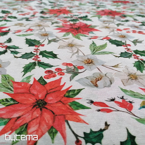 Tessuto decorativo COLMAR stella di Natale 401