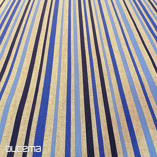 Tessuto decorativo STRIPE blu