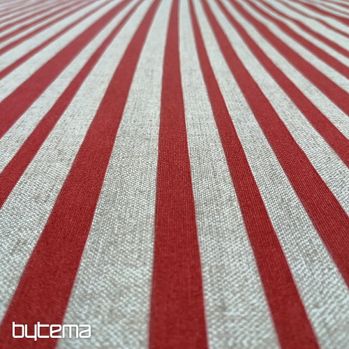Tessuto decorativo STRIPE bordeaux