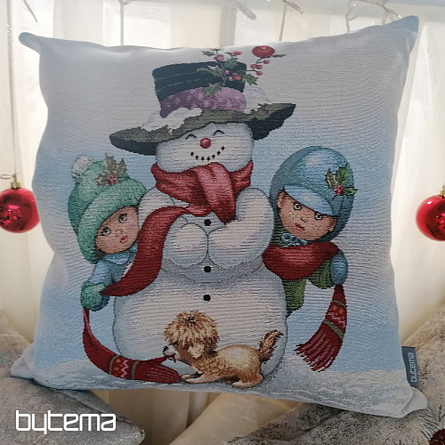 Arazzo natalizio PUPAZZO DI NEVE CON BAMBINI
