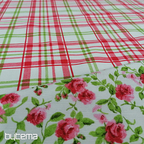 tessuto arredo LAURA - piccoli fiori rosa