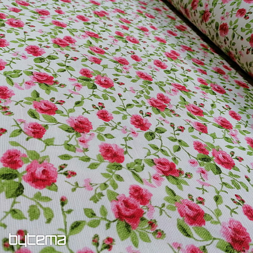 tessuto arredo LAURA - piccoli fiori rosa