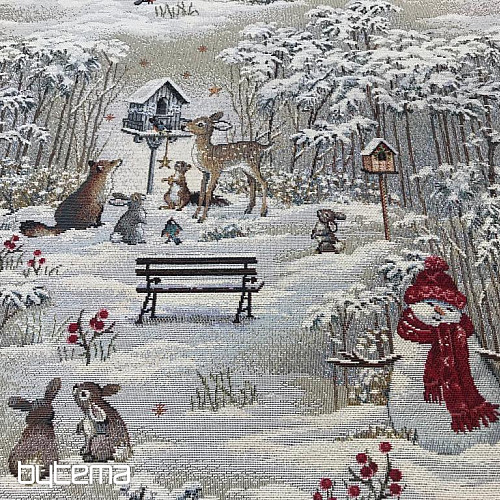 Tessuto arazzo NOTTE INVERNO
