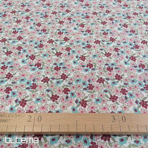 Tessuto di cotone LILAS rosa