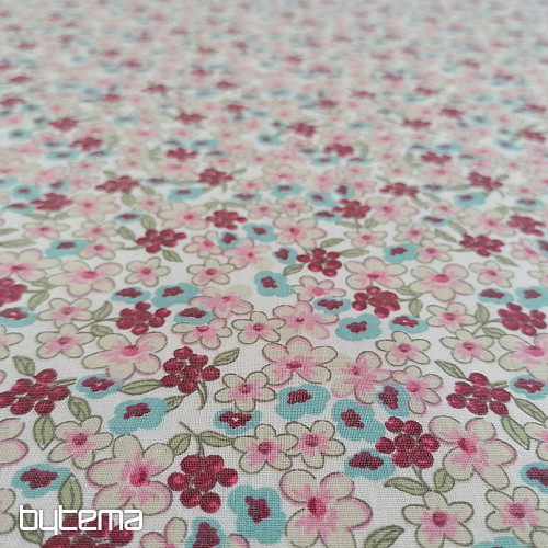 Tessuto di cotone LILAS rosa