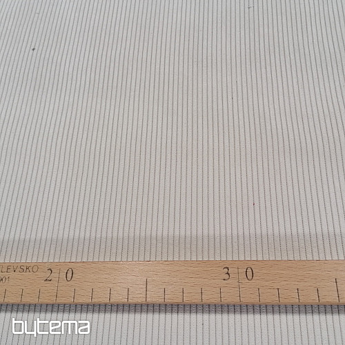 tessuto di rivestimento RIB NATURAL CORDEAUX crema