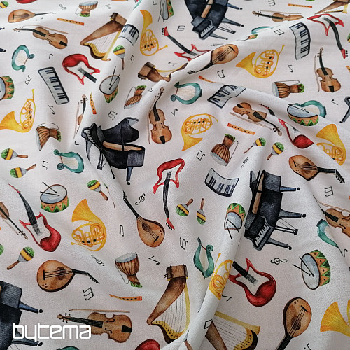 Tessuto di cotone MUSICA