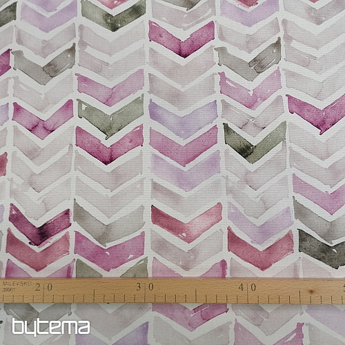 Tessuto decorativo CIK CAK lilla