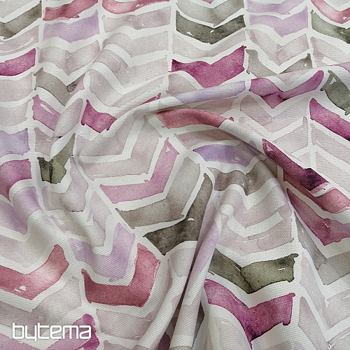 Tessuto decorativo CIK CAK lilla