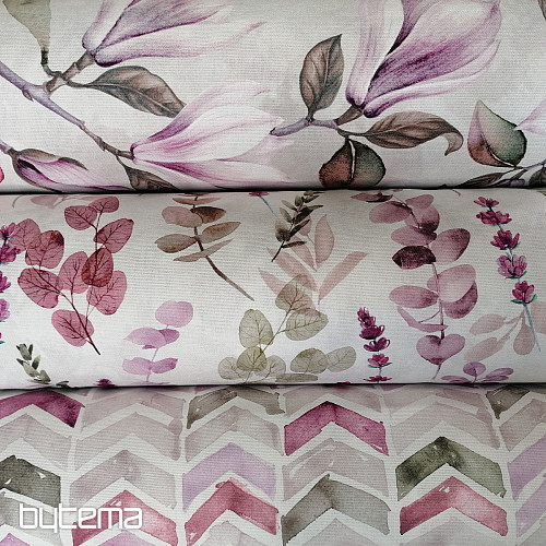 Tessuto decorativo CIK CAK lilla