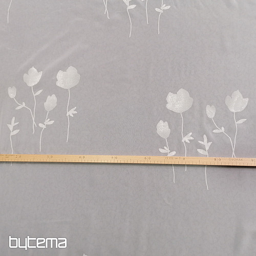 Tenda in voile FIORI beige