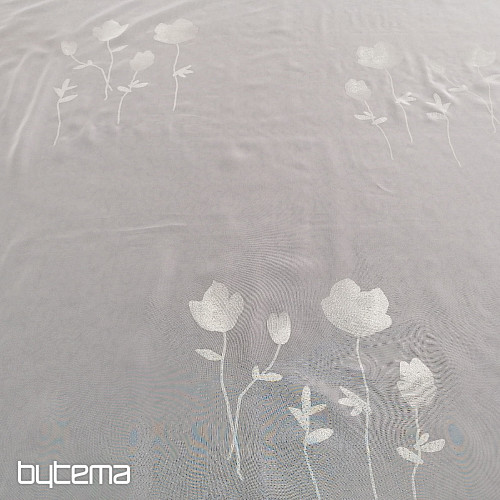 Tenda in voile FIORI beige