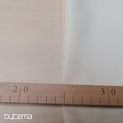 Tessuto decorativo Teflon ELBA crema