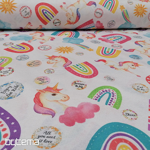 Tessuto decorativo UNICORNI