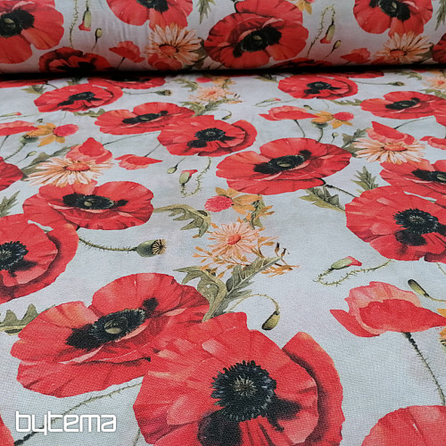 Tessuto decorativo LAZA POPPIES