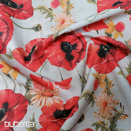 Tessuto decorativo LAZA POPPIES
