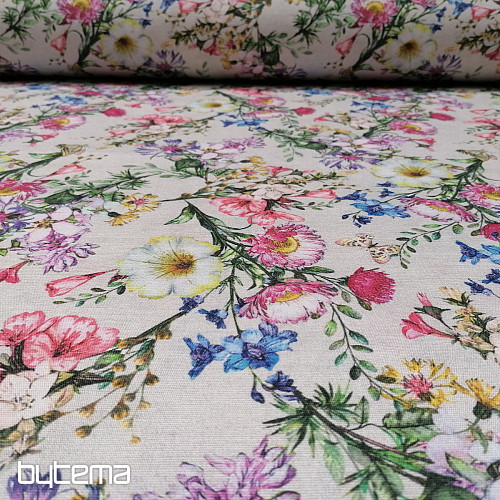 Tessuto decorativo FIORI D&#39;ESTATE