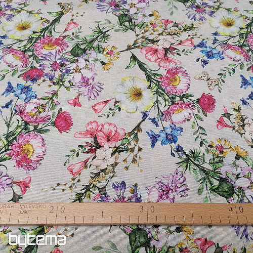 Tessuto decorativo FIORI D&#39;ESTATE
