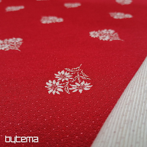 Tessuto decorativo HEART FLOWER I combinazione jacquard