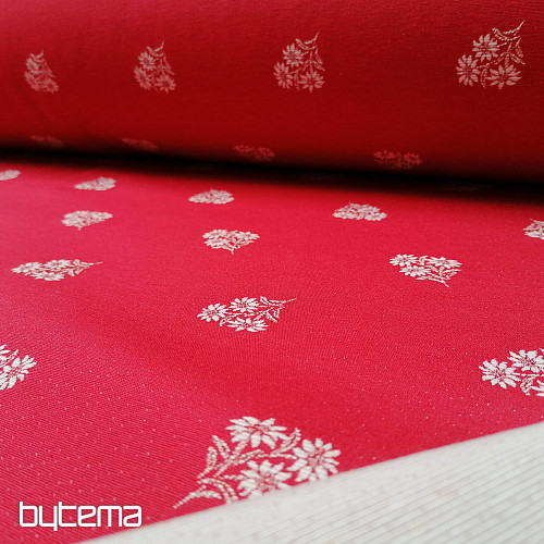 Tessuto decorativo HEART FLOWER I combinazione jacquard