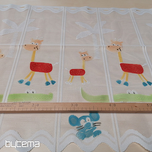 Tenda per bambini su una vetrata - ANIMALI jacquard