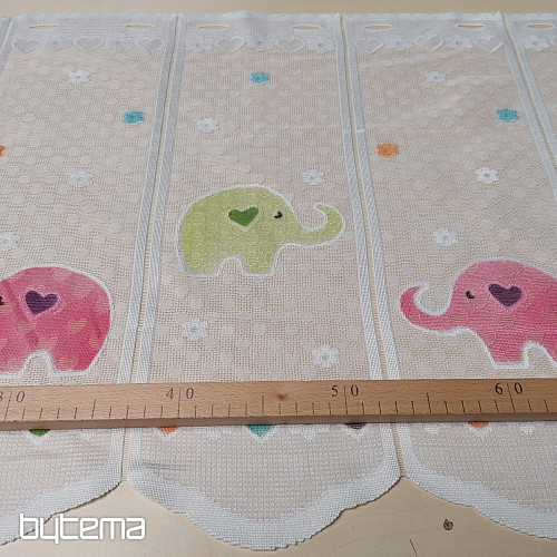 Tenda per bambini per vetrata - jacquard SLONICI