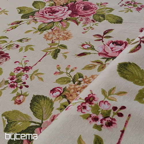Tessuto decorativo ROSA CORNOWALL