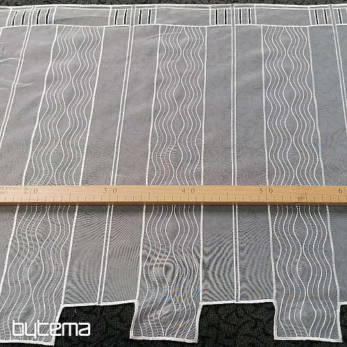 Tenda in vetro colorato - ricamata 559