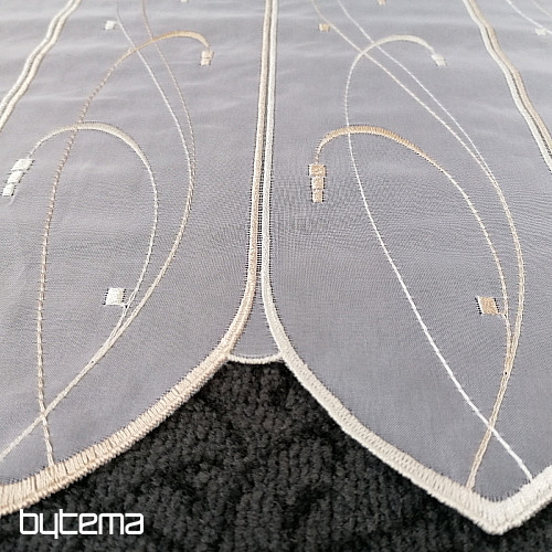 Tenda in vetro colorato - voile 6312