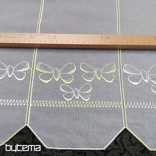 Tenda in vetro colorato ricamata 267879