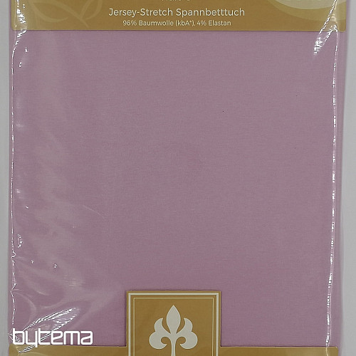 Lenzuolo jersey BAMBÙ - COTONE BIO lilla