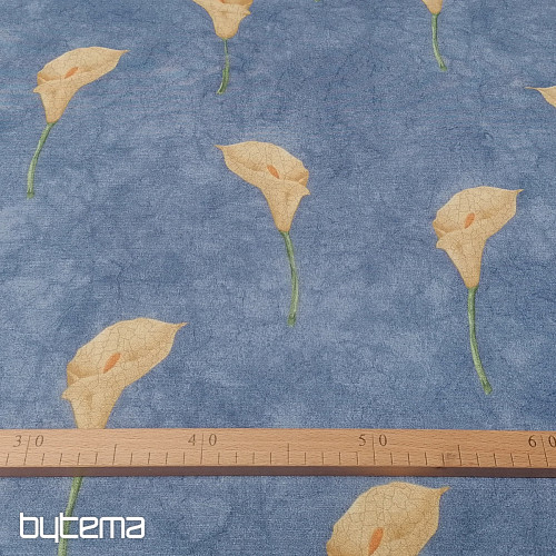 Tessuto decorativo Cala blu grande