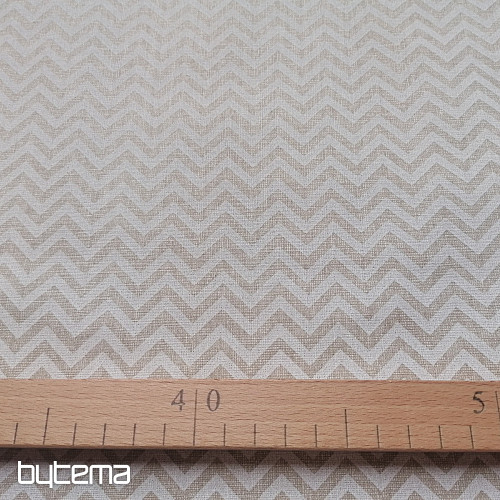 Tessuto di cotone a zigzag
