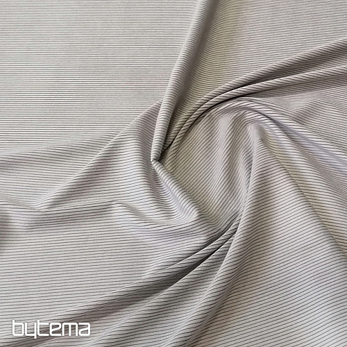 tessuto di rivestimento RIB PEWTER grigio-beige chiaro
