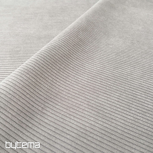 tessuto di rivestimento RIB PEWTER grigio-beige chiaro