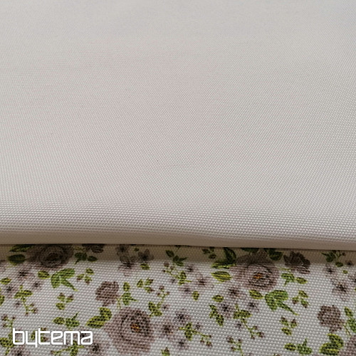 Tessuto decorativo SONJA tinta unita crema chiaro