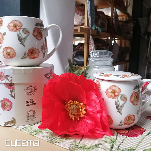Tazza in porcellana Papaveri selvatici paffuti