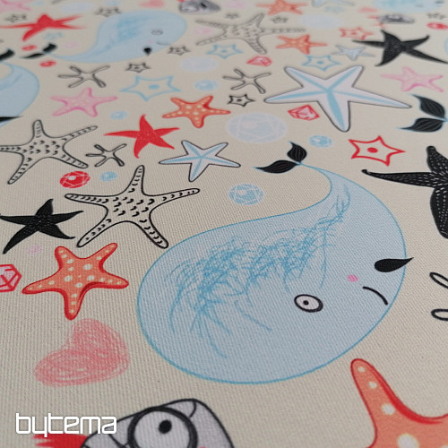 Tessuto decorativo BLACK-OUT Mondo sottomarino