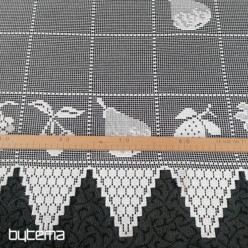 Tenda in vetro colorato - jacquard 44550