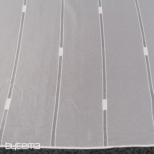 Tenda in voile bianco 109/300