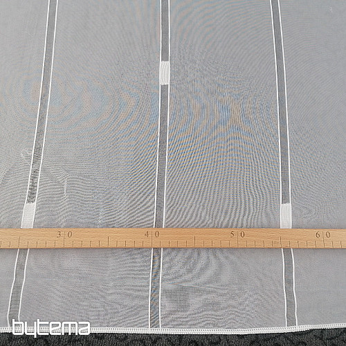 Tenda in voile bianco 109/300